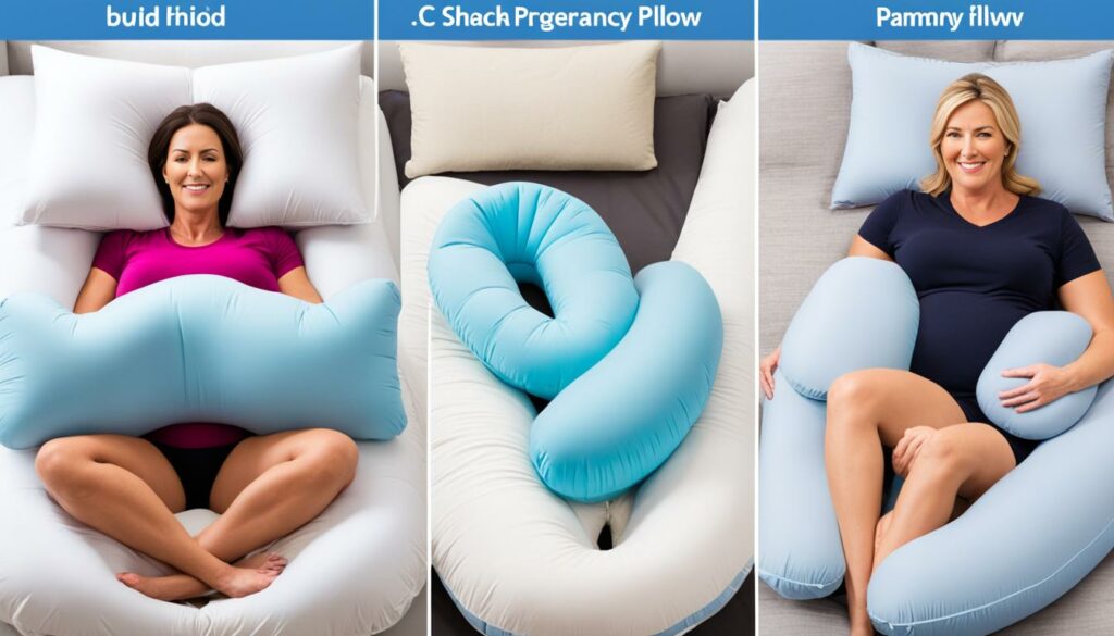 c vs u shaped pregnancy pillow