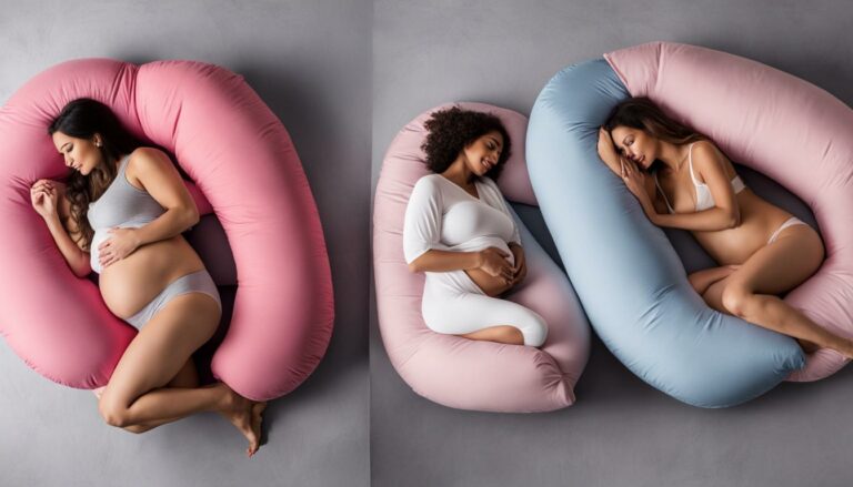 c vs u shaped pregnancy pillow