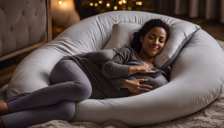 how to sleep with boppy pregnancy pillow