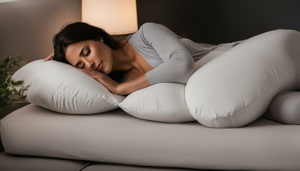 pregnancy pillow positions for back pain relief