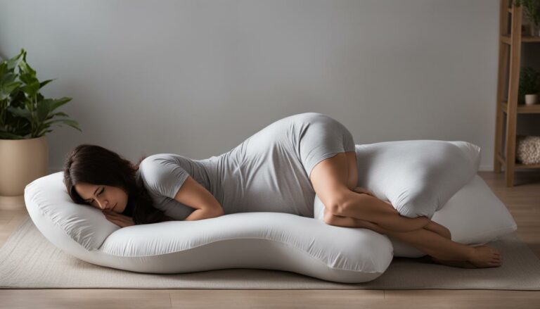 pregnancy pillow sleep positions