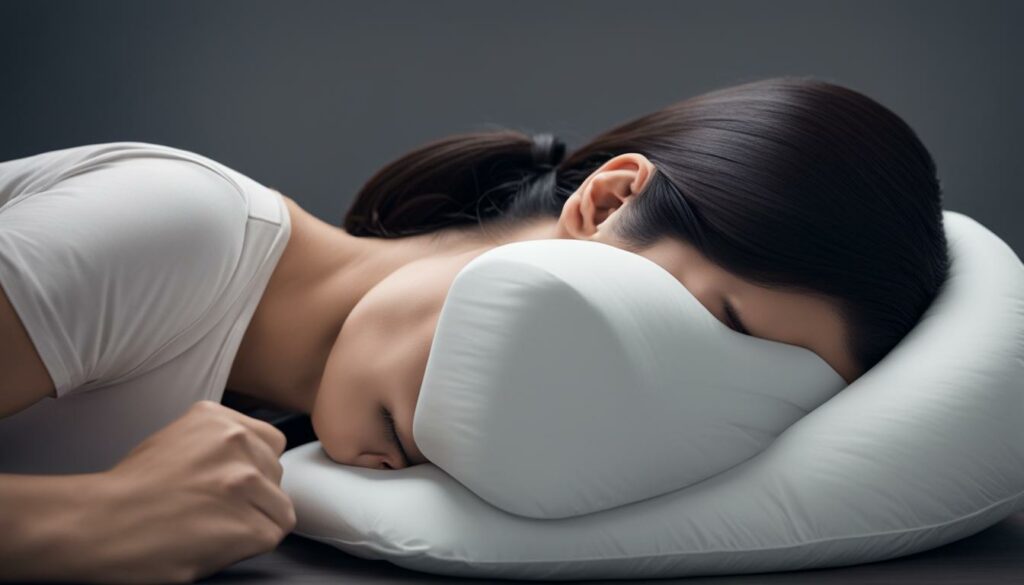 Neck pain relief with cervical pillow