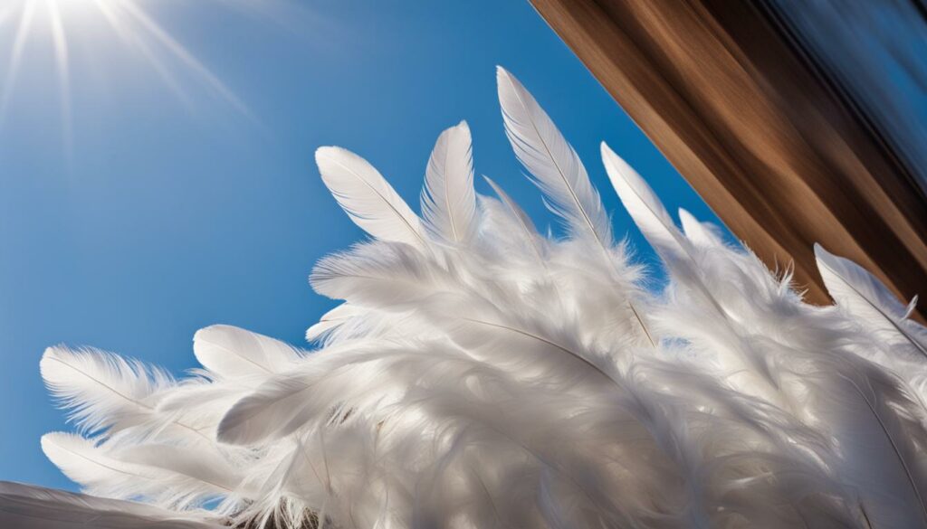 air out feather pillows