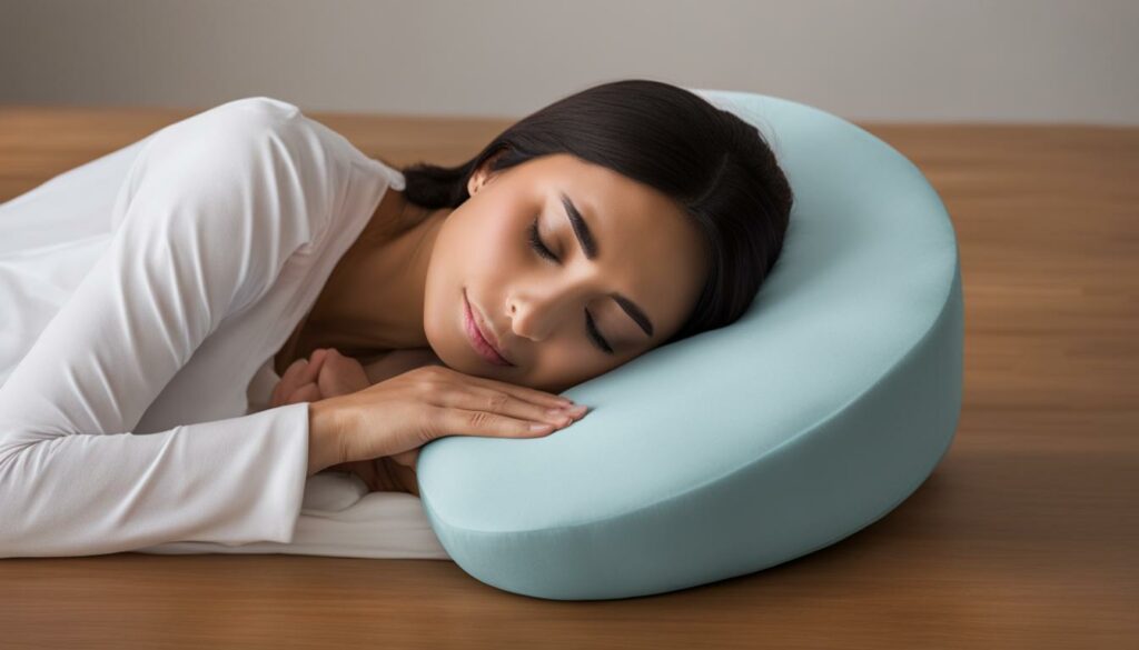 best sleeping position for neck pain with cervical pillow