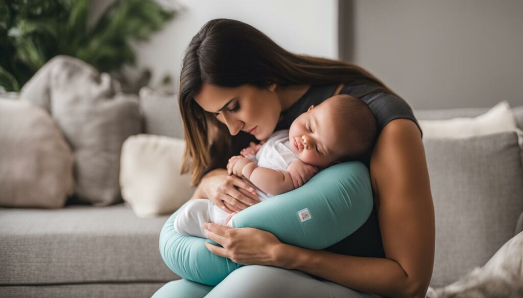 boppy pillow for comfortable breastfeeding