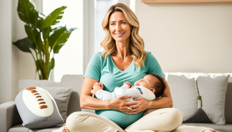 breastfeeding positions with pillow