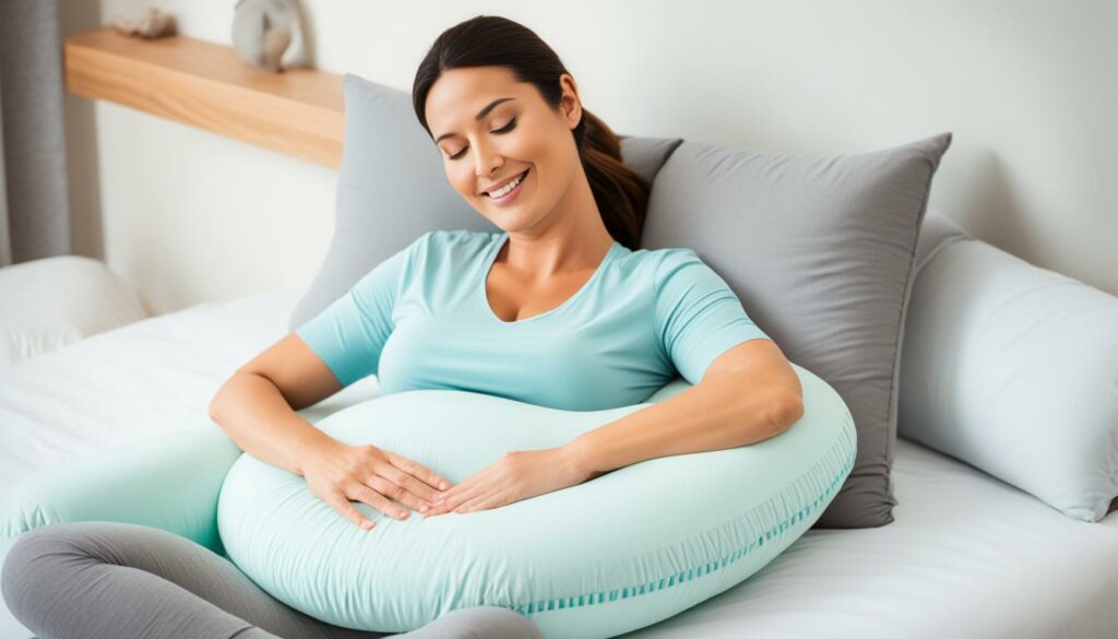 how to use a pregnancy pillow