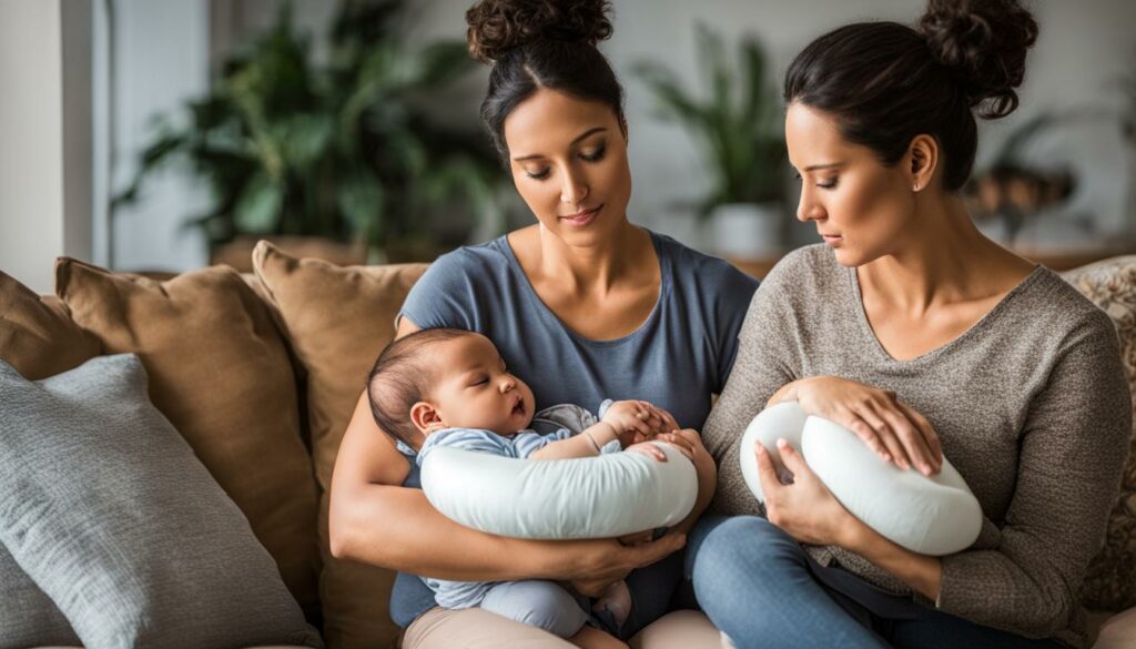 how to use boppy pillow for breastfeeding