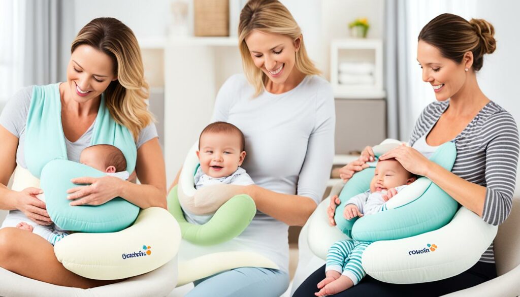 nursing pillow for breastfeeding comfort