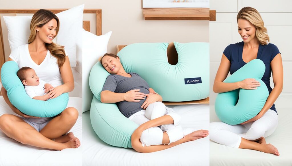 nursing pillow for breastfeeding comfort