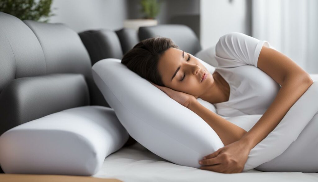 pillow positioning for neck pain relief