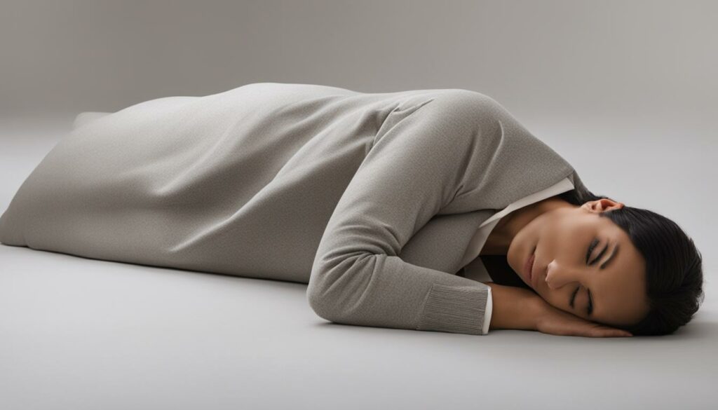 sleep position for neck pain