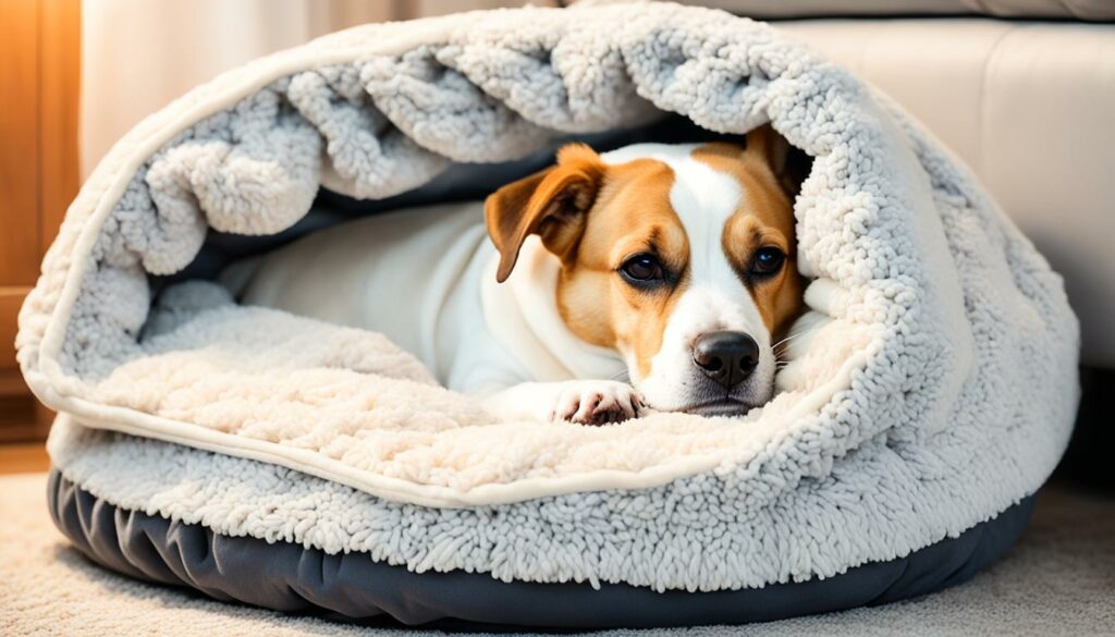 keeping dogs warm with heating blankets