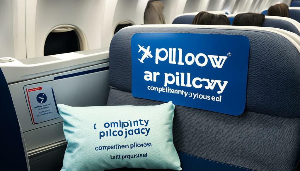 airline pillow policy