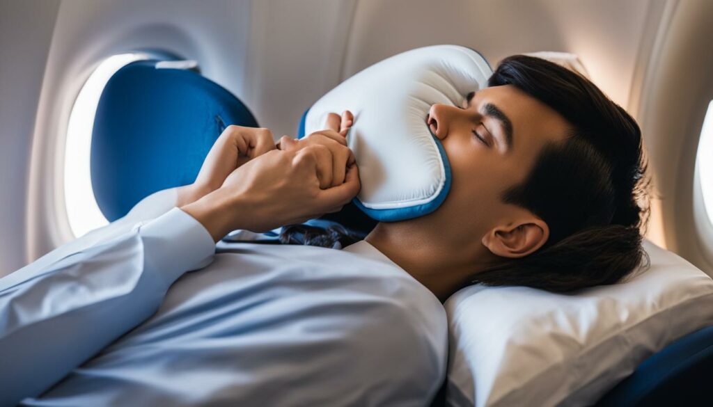 airplane pillow hack