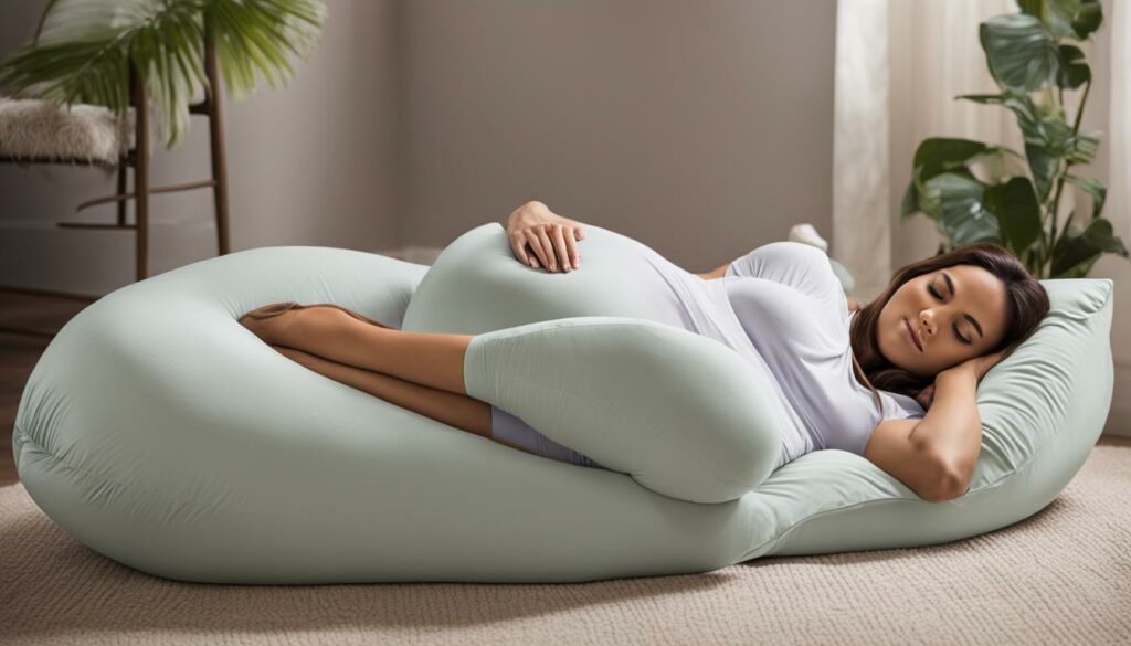 best practices for using a body pillow during pregnancy