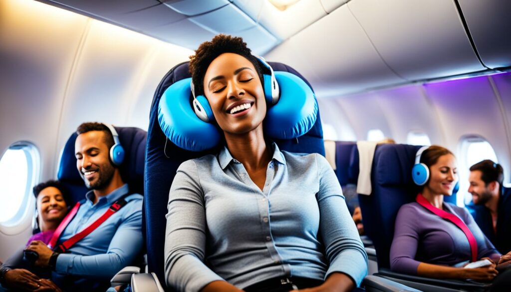 boosting travel comfort with a neck pillow