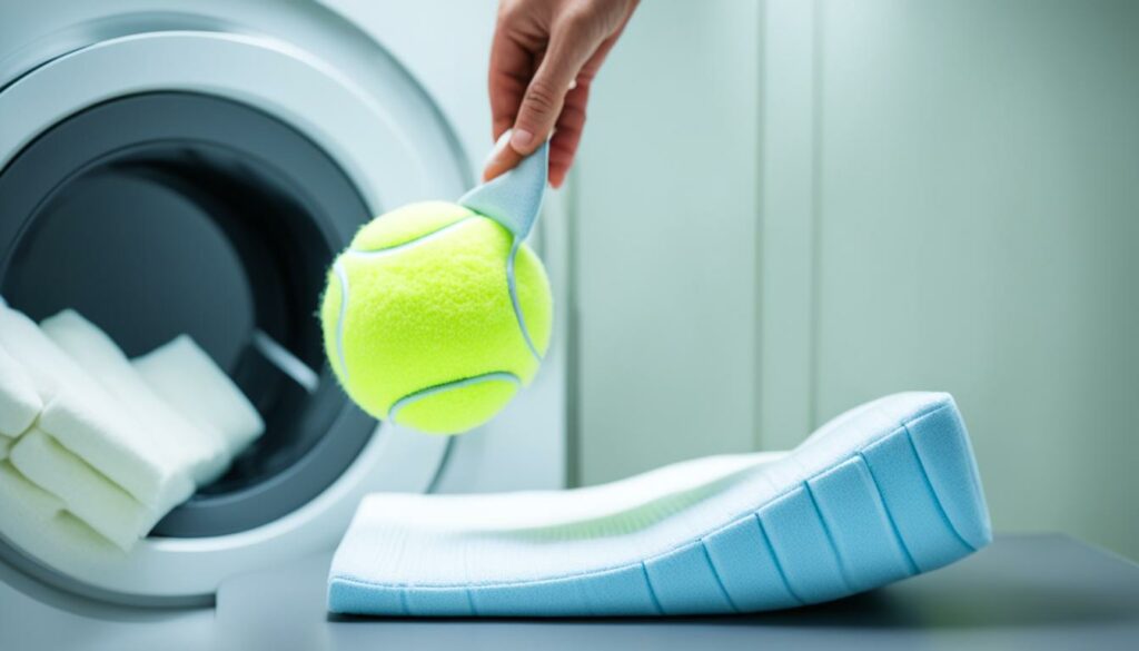 drying memory foam and latex pillows