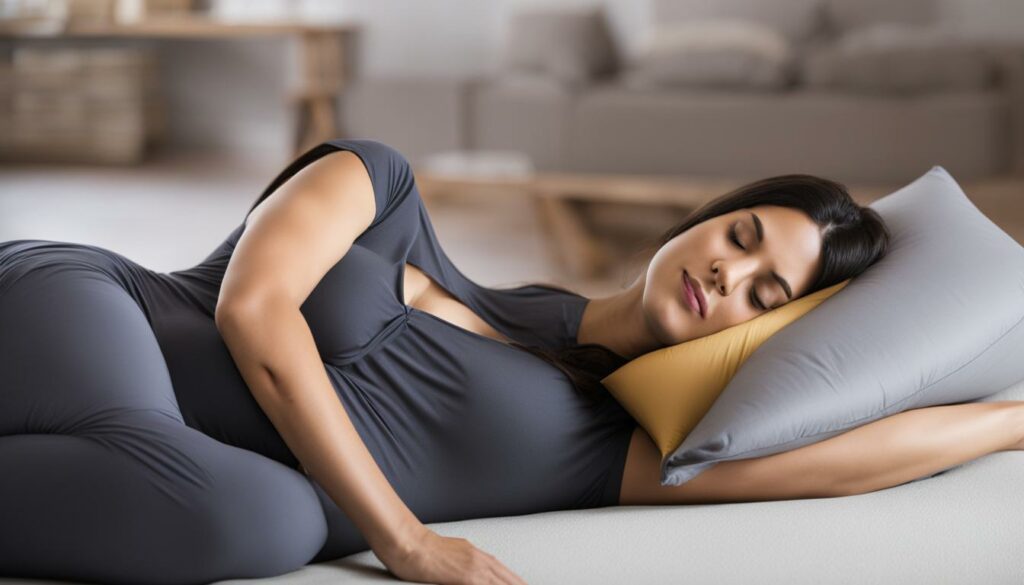 positioning a body pillow during pregnancy