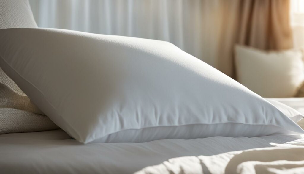 preventing yellowing of pillows