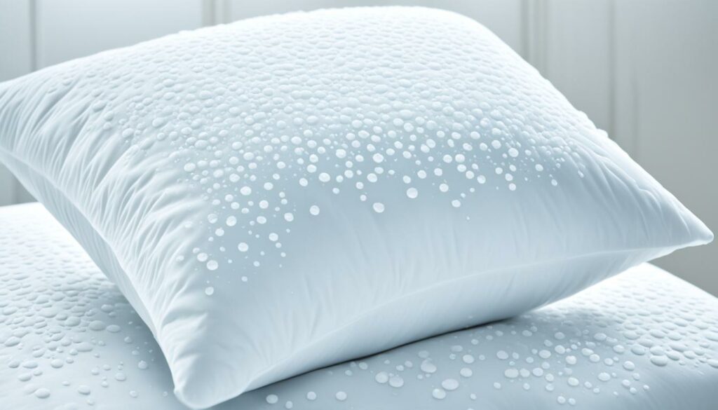 removing yellow stains from pillows